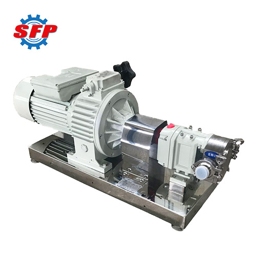 3RP Lobe Pump With Infinitely Variable Speed Reducer